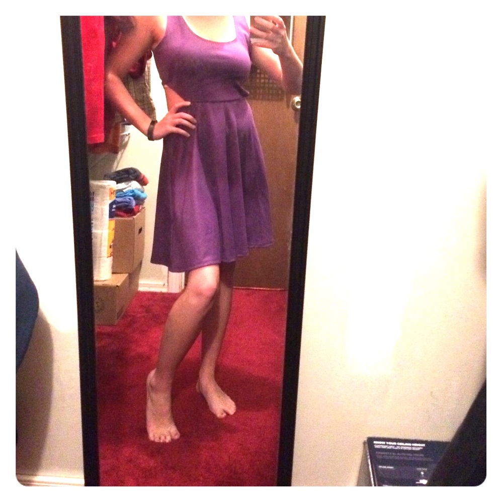 Purple dress