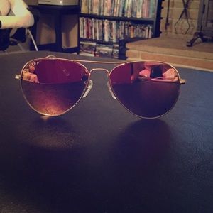 DIFF Eyewear Brand Pink-Tinted Aviators