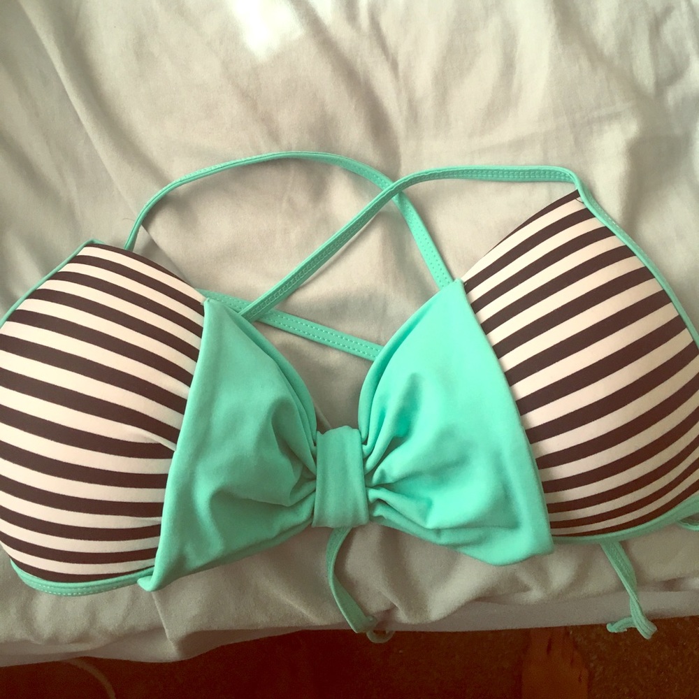 Damsel bow bikini top