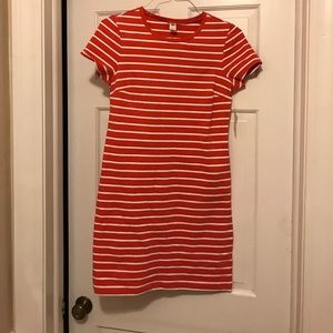Old Navy NWT RED/white stripe size Medium dress