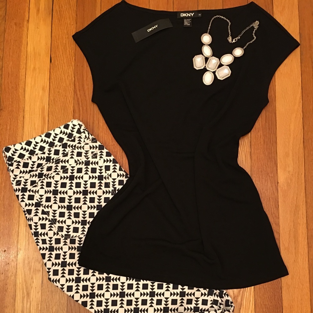 DKNY black  top.