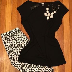 DKNY black  top.