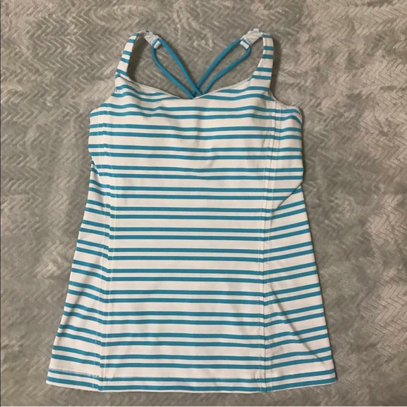 lululemon athletica Tops - Lululemon athletica striped tank