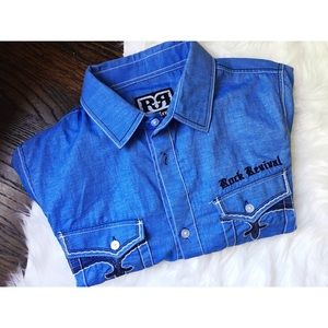 Rock Revival button up short sleeve shirt
