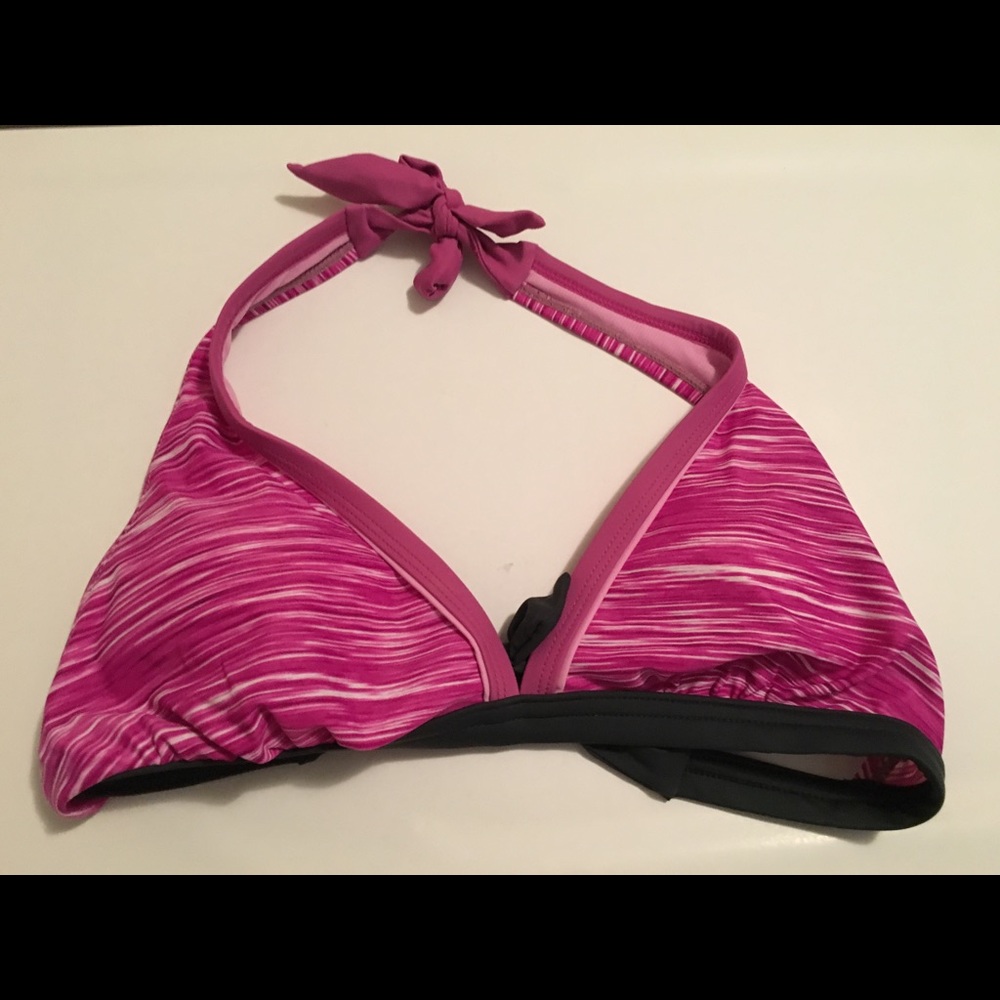 purple bikini top