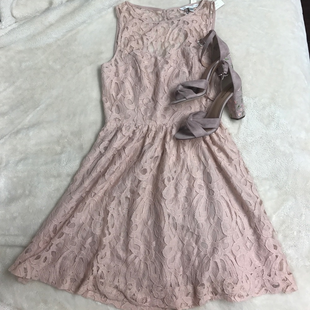 NWT LC Lauren Conrad lace fit and flare dress
