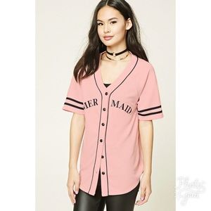 Light pink mermaid jersey shirt