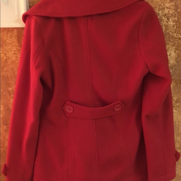 Francesca's red pea coat - Picture 3 of 4