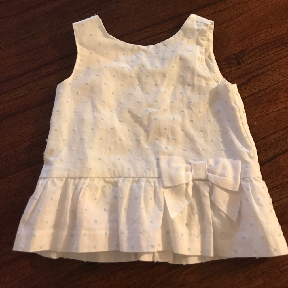 Janie and Jack Clip Dot Peplum 18-24M