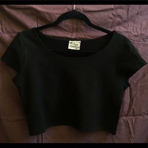 Black Crop Top