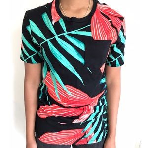 PacSun 🌿 Tropical Floral Pocket T-Shirt - M.A