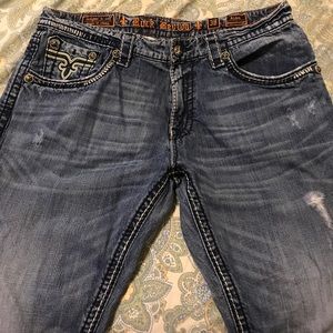 Mens Rock Revival Jeans
