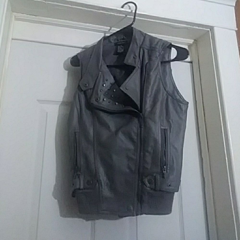 Gray vest
