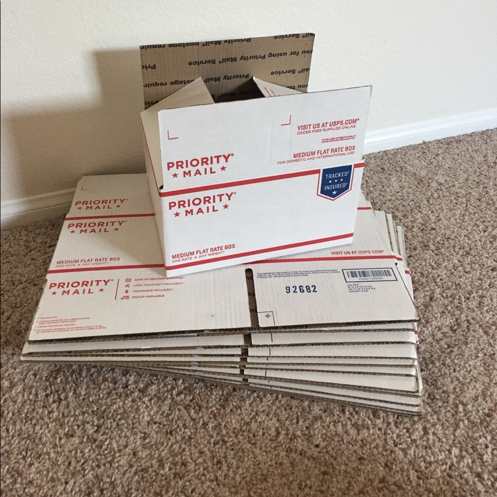 Priority Mail boxes :)
