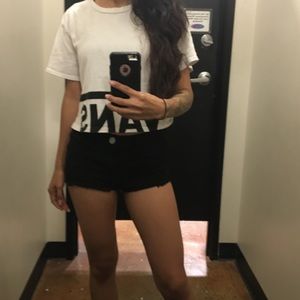 Vans crop tee
