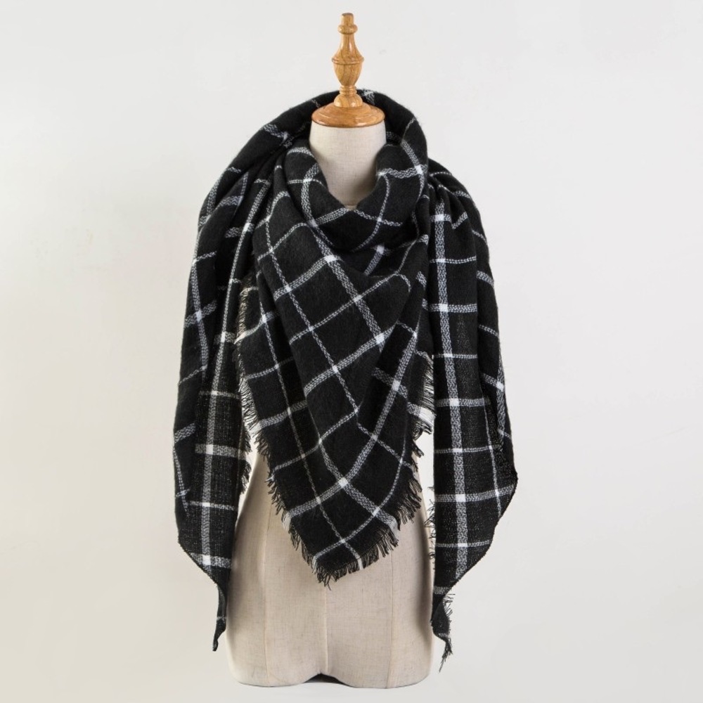 ⚡️LAST⚡️| SOFT PLAID SCARF | - Picture 2 of 8