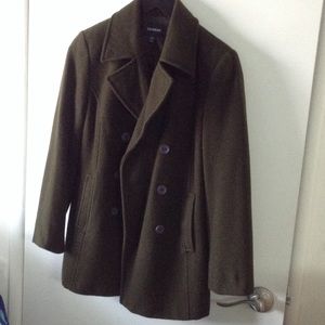 EXPRESS Winter Coat dark green size 3&4