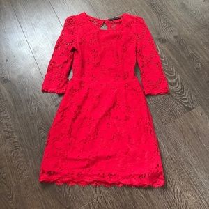 Red Lace Dress