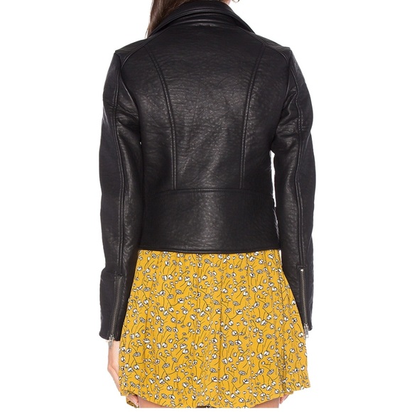 Free People Black Leather Jacket - Picture 5 of 7