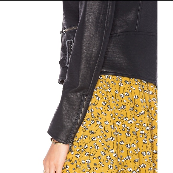 Free People Black Leather Jacket - Picture 7 of 7