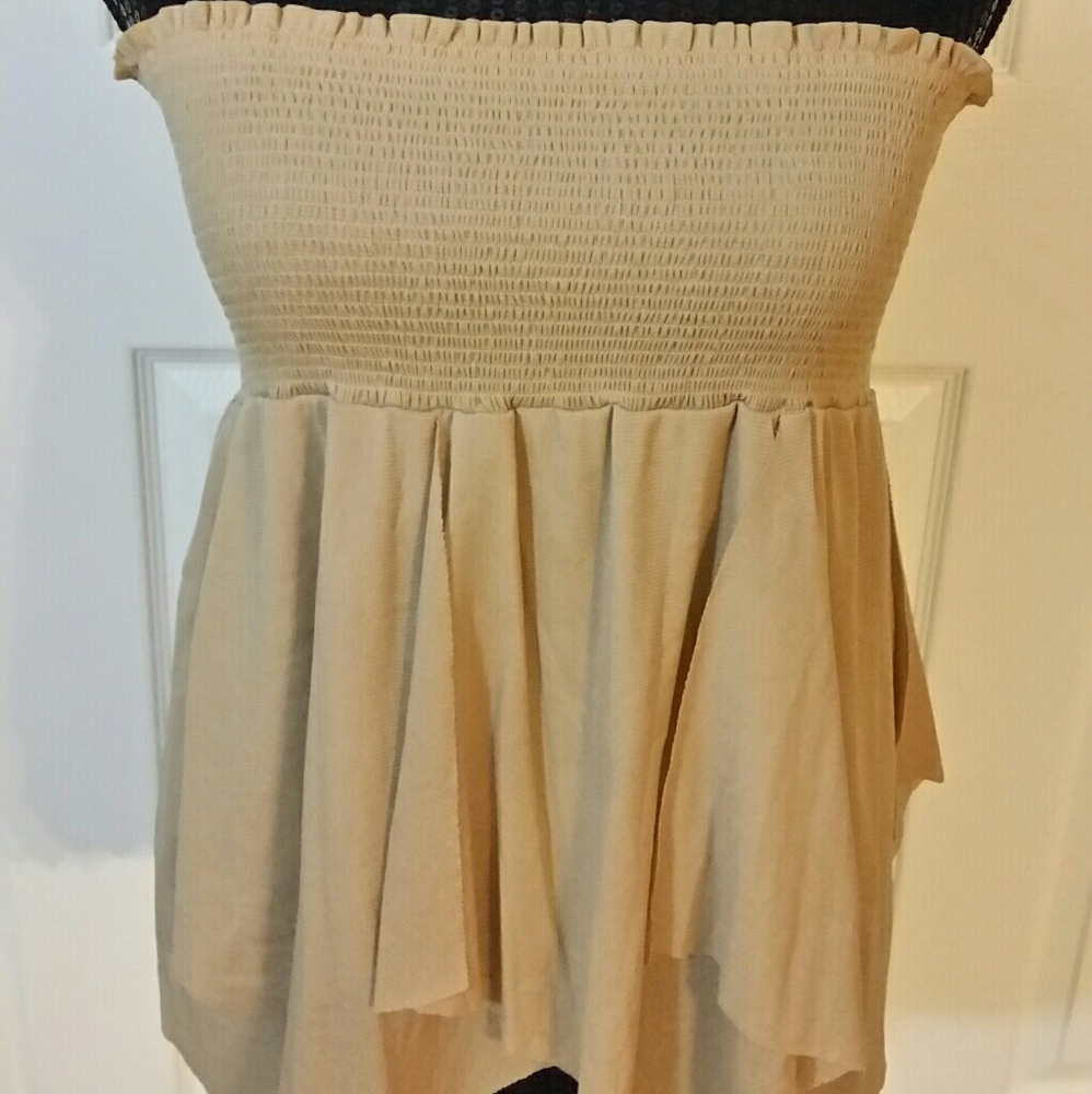 Strapless top