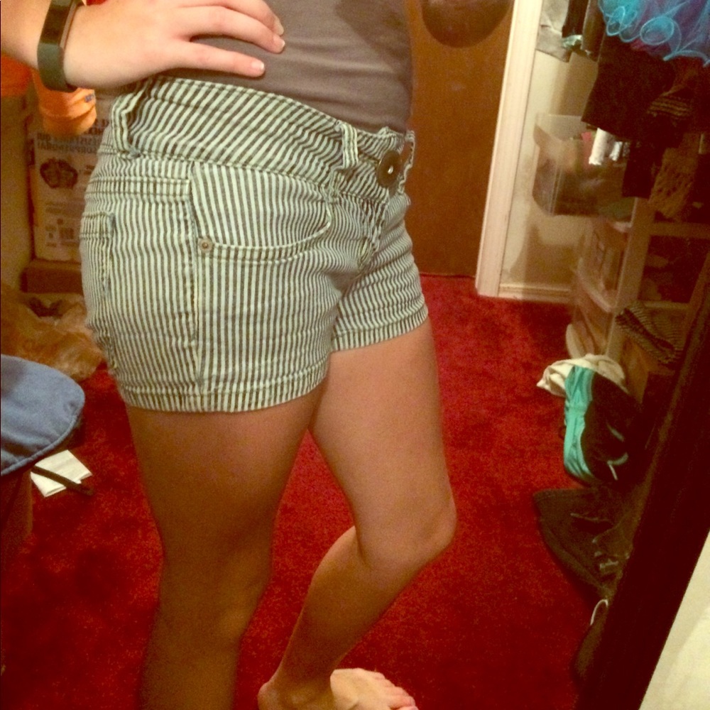 Striped shorts