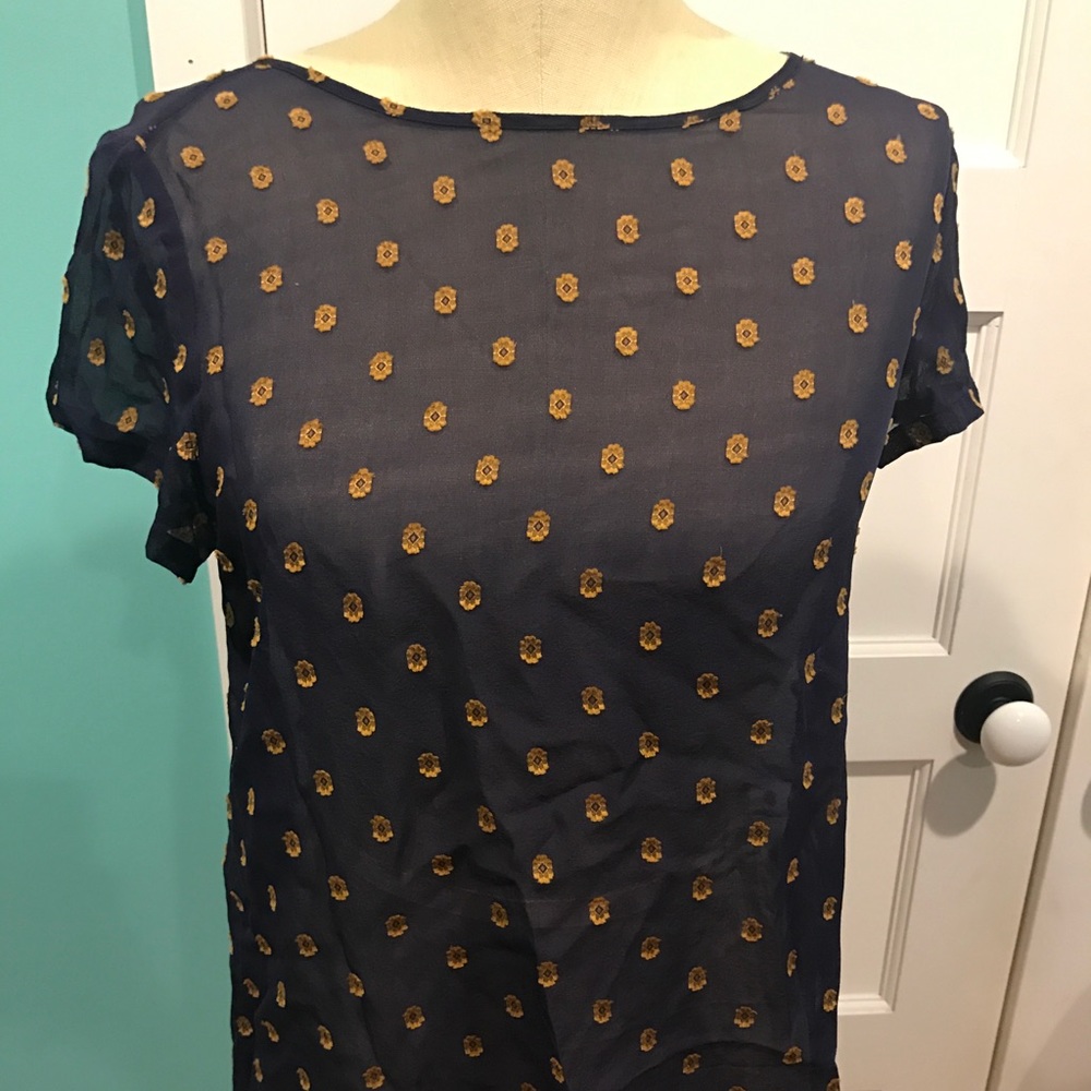 LOFT Sunflower Shirt
