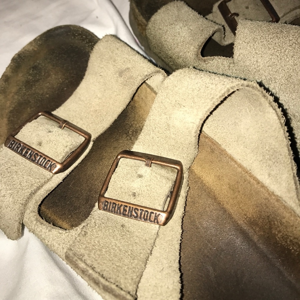 Light brown birkenstocks