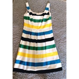 NWOT NINE WEST sleeveless striped pleated dress 👗