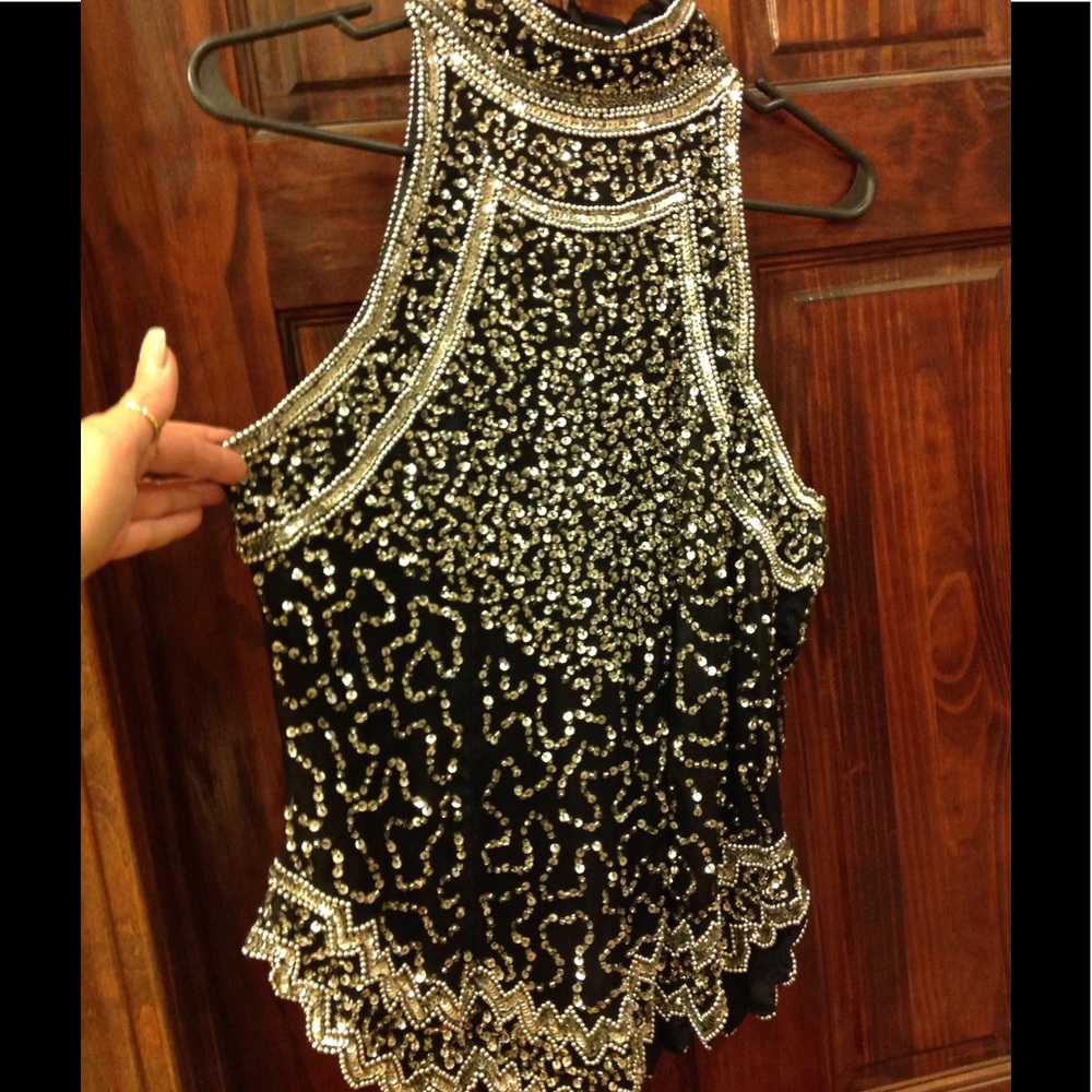 Gorgeous sequin top