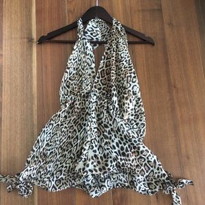 Victoria's Secret leopard coverup