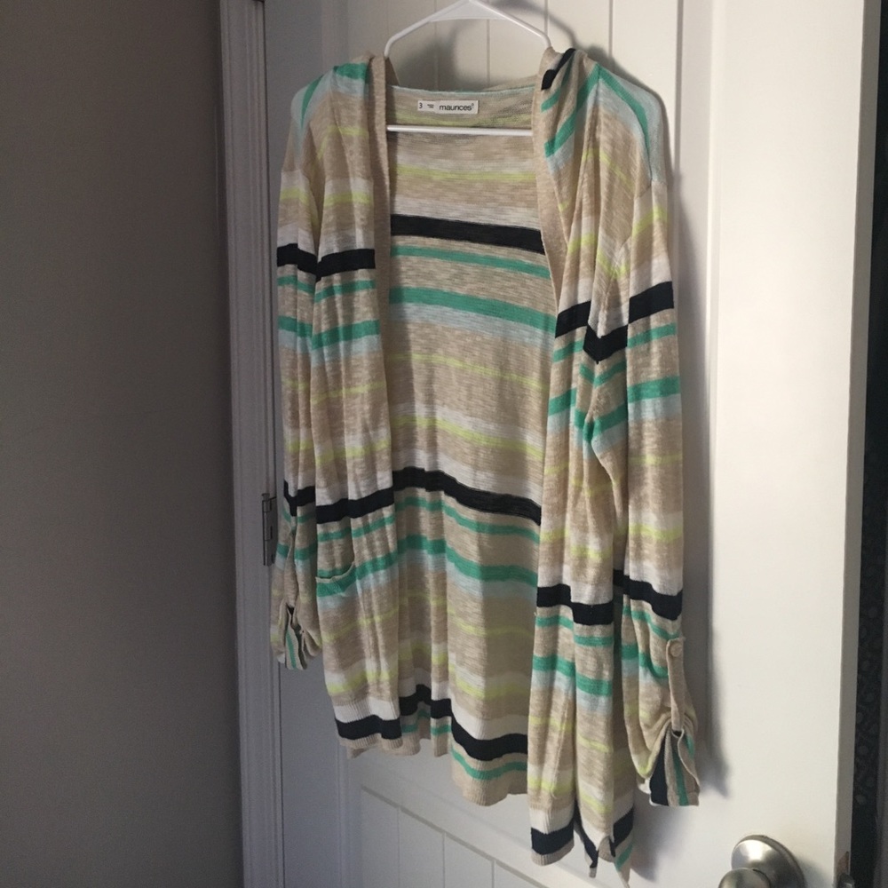 Maurice's cardigan size 3