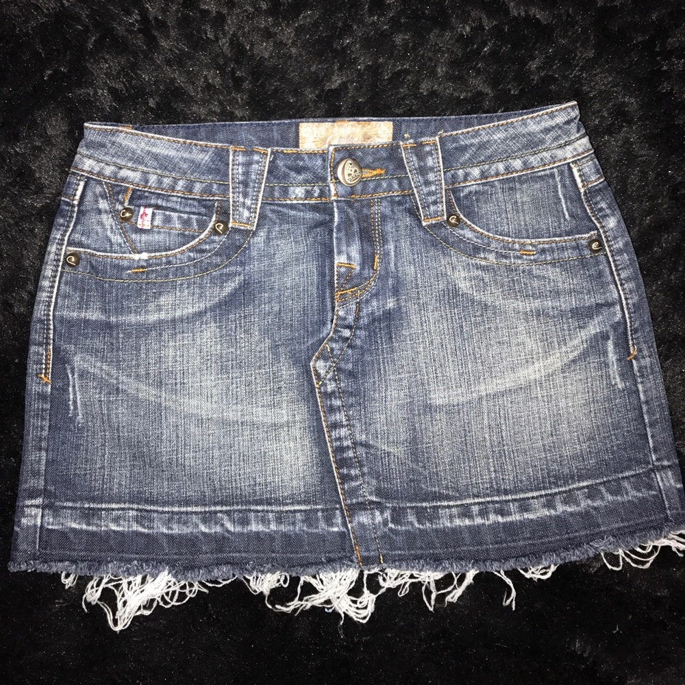 Candies Jean skirt butterfly pockets