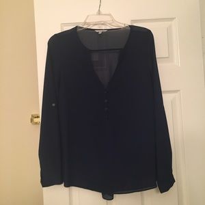 Navy blue blouse