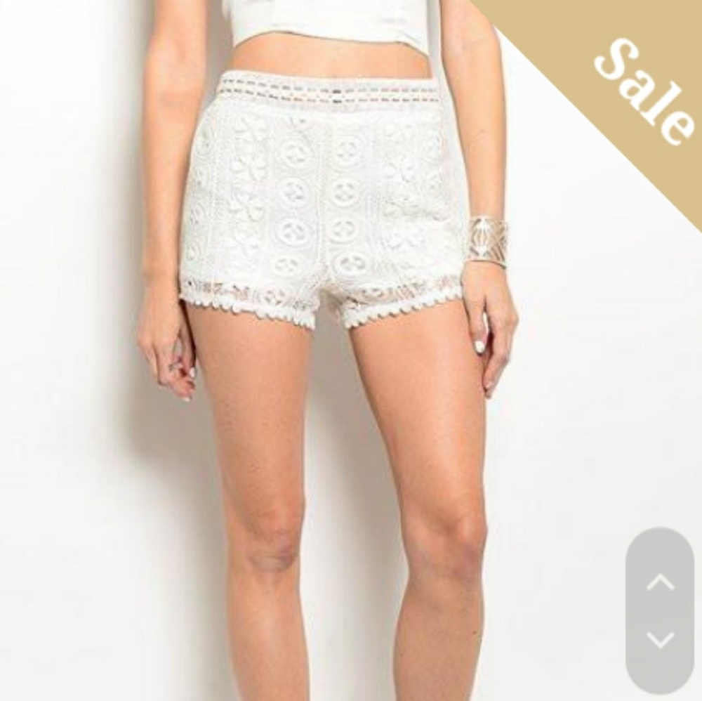 Ivory shorts