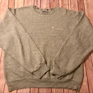 Vintage Champion gray crew neck sweatshirt