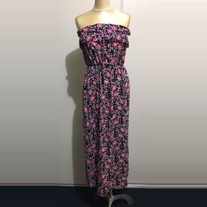 Ruffled Off Shoulder Maxi Dress