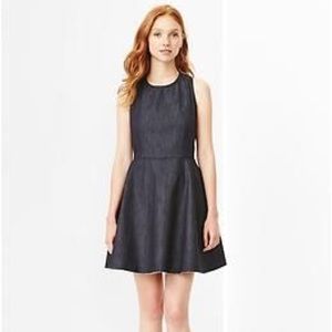 Gap 1969 Zip Back A Line Denim Dress
