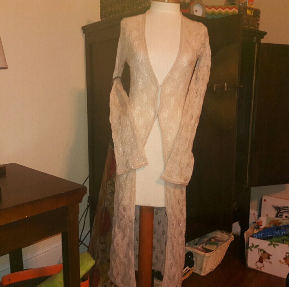 Arden B light sweater, very long XS