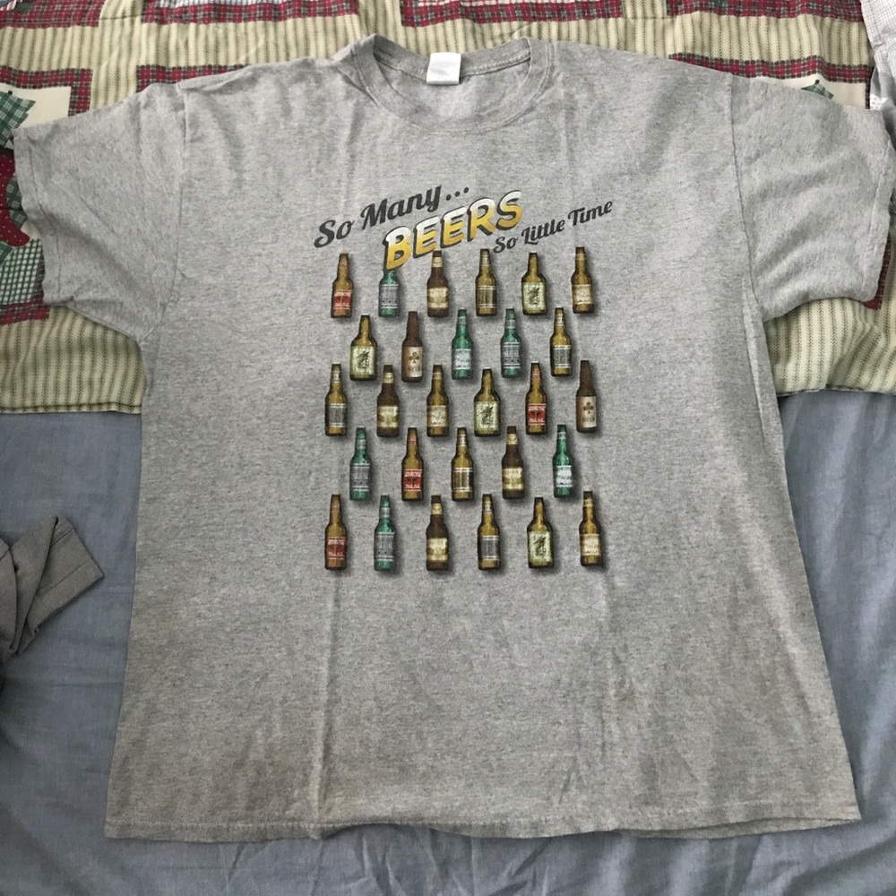 T-Shirt with Beers on it.