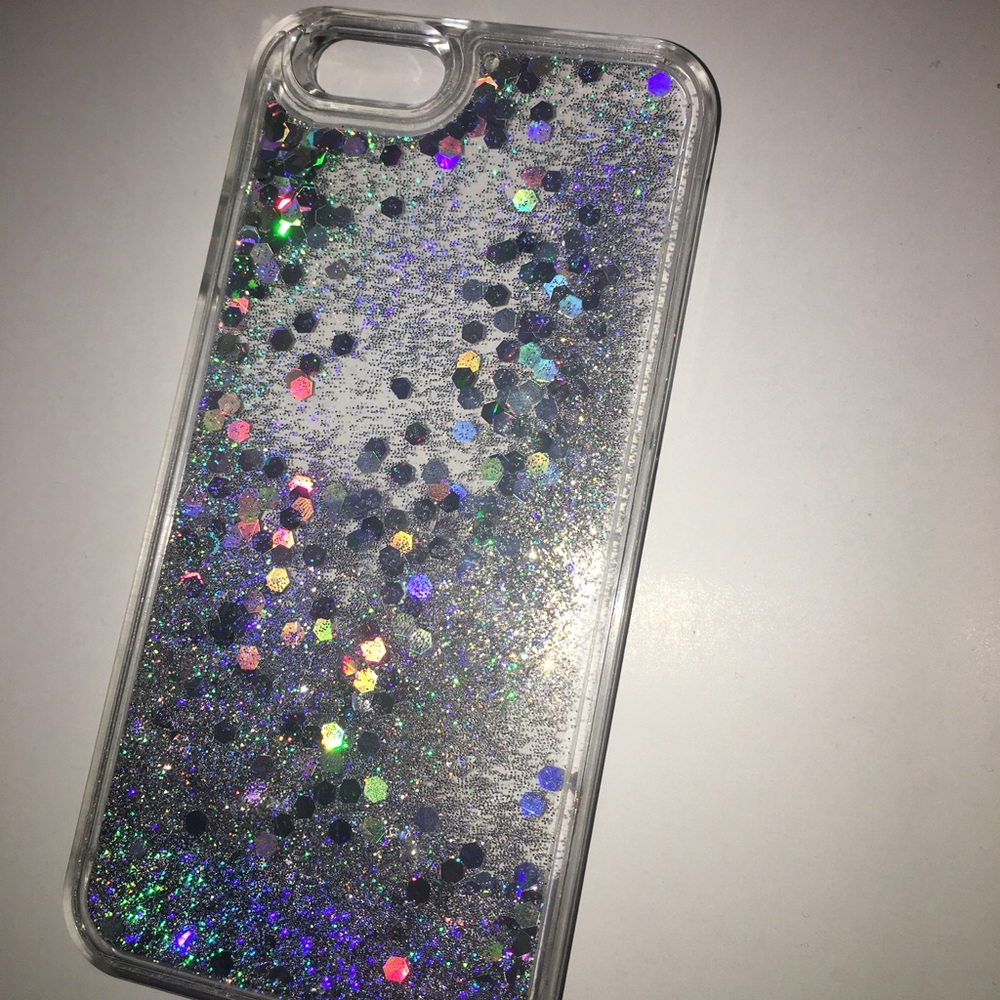 Forever 21 sparkly iphone 6/6s phone case