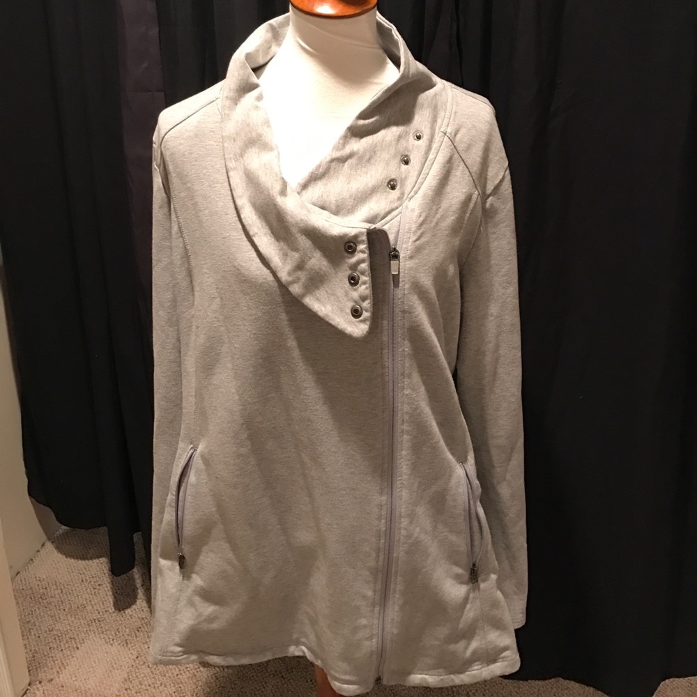 Athleta Zip Up Sweater