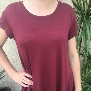 red Mossimo Supply Co. tee