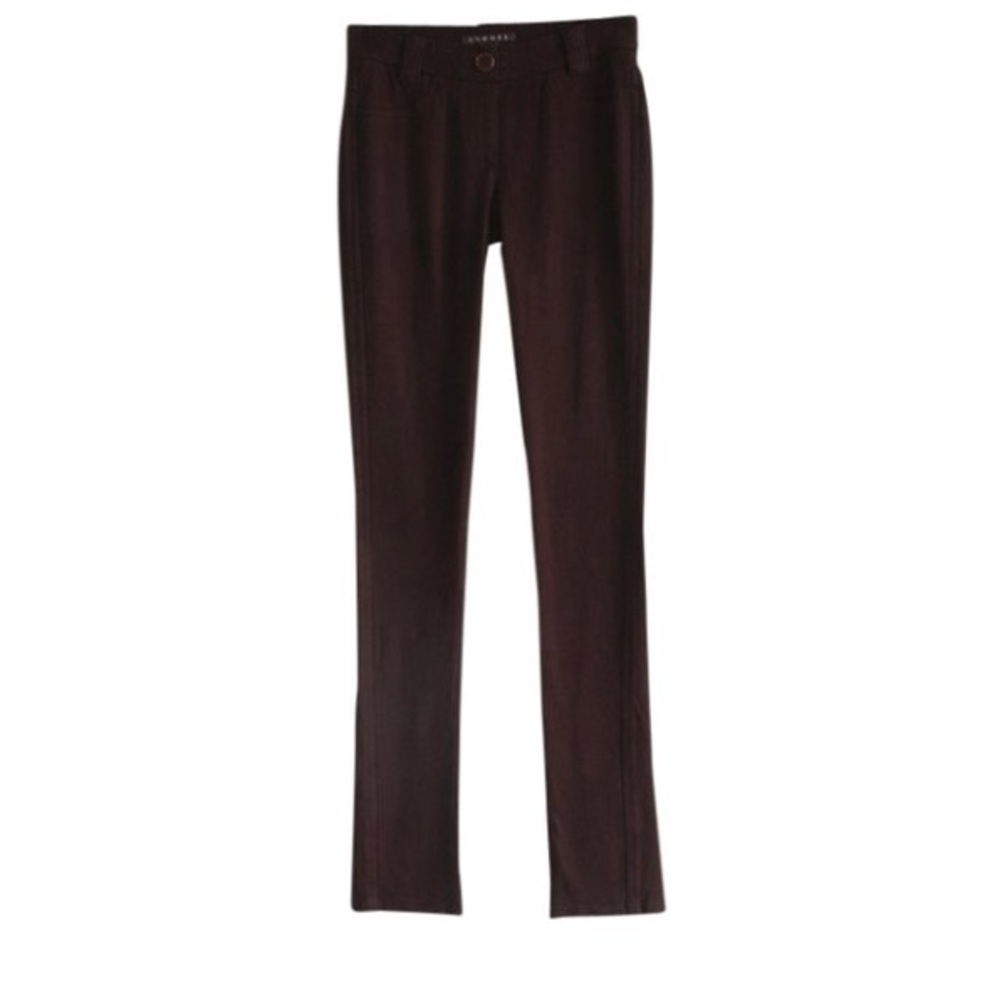 THEORY black thick leggings stretch pants