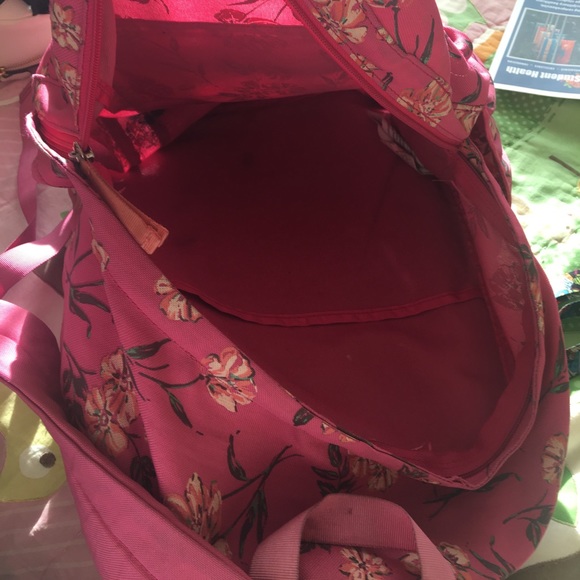 Hollister pink floral backpack - Picture 5 of 6