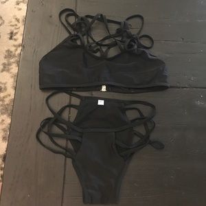 Black Strappy bikini