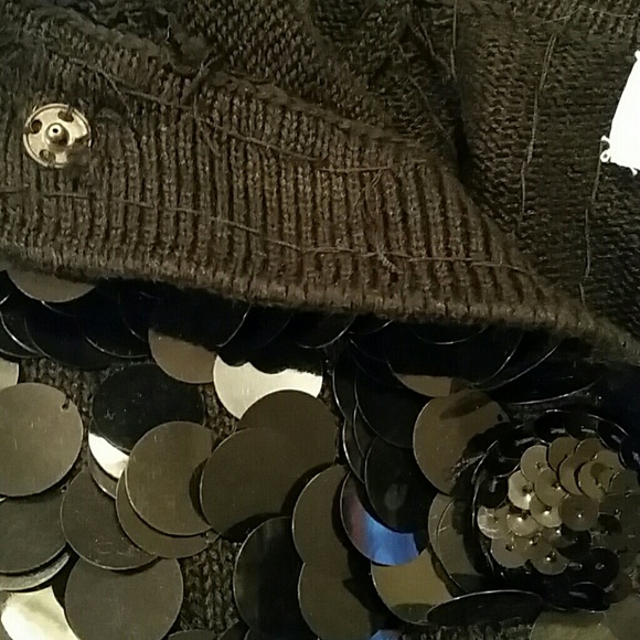 Vintage Glamorous Paillette Sweater/Jacket Host Pick ♥ - Picture 4 of 7