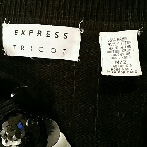 Vintage Glamorous Paillette Sweater/Jacket Host Pick ♥ - Picture 5 of 7