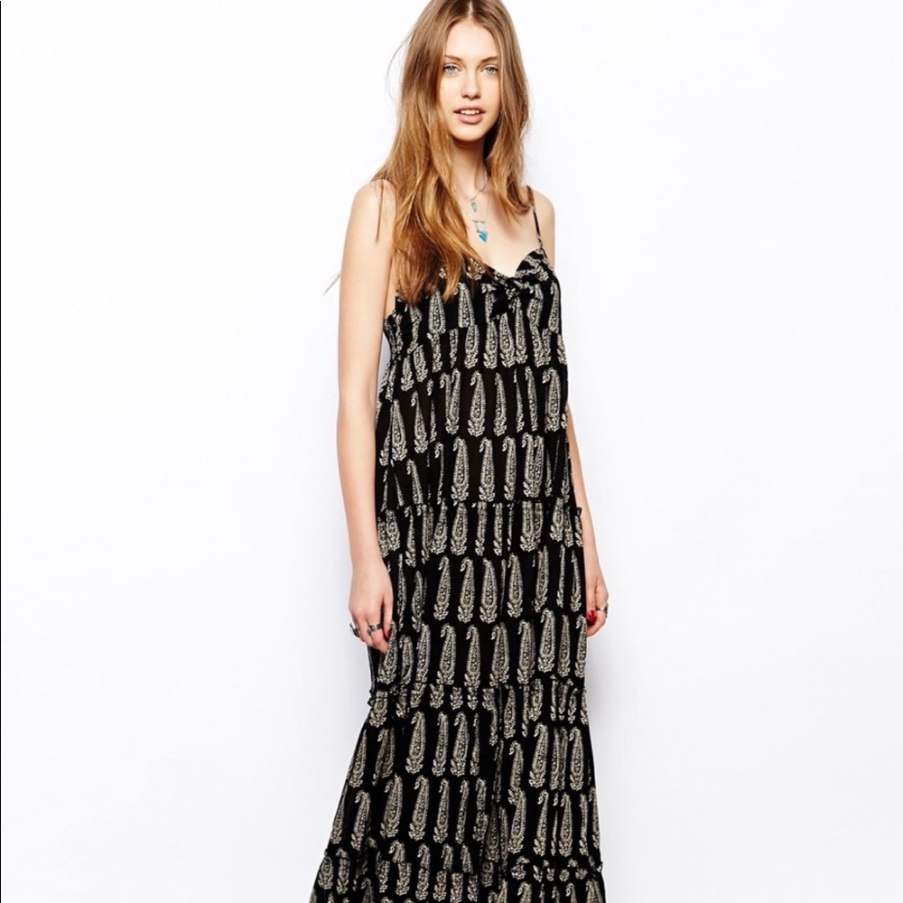 Ralph Lauren Denim & Supply Paisley Maxi Dress LG