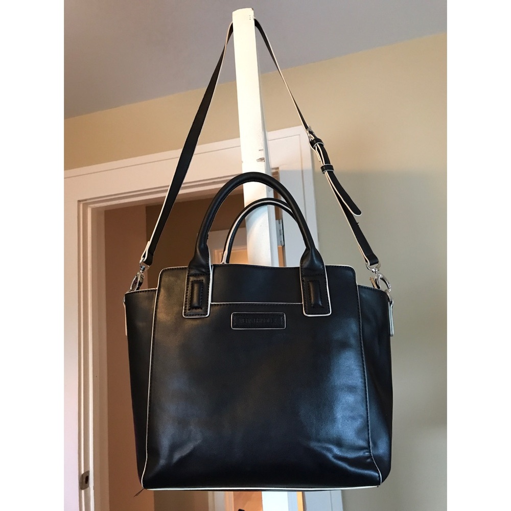 Black Leather Vera Bradley purse